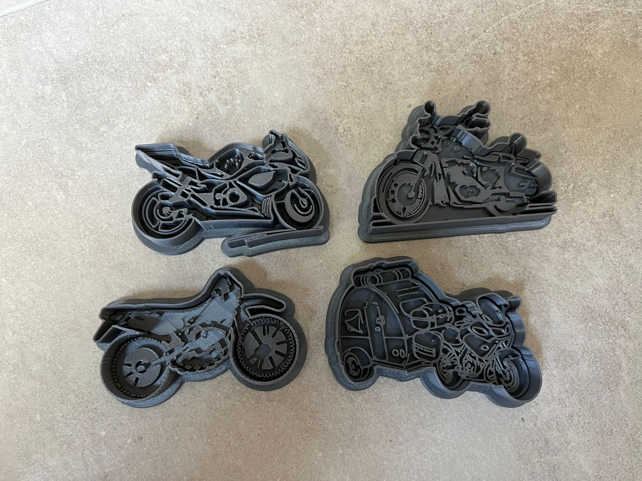 🏍️ Motor Koekjesvorm