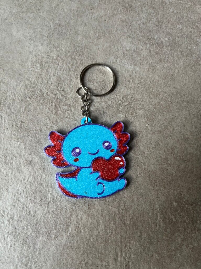 Axolotl Sleutelhanger
