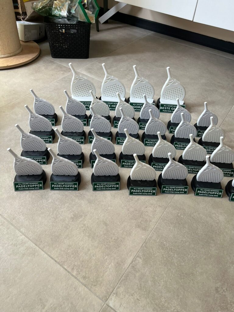 🏆 Padel Trofee – Verkrijgbaar in 4 Varianten