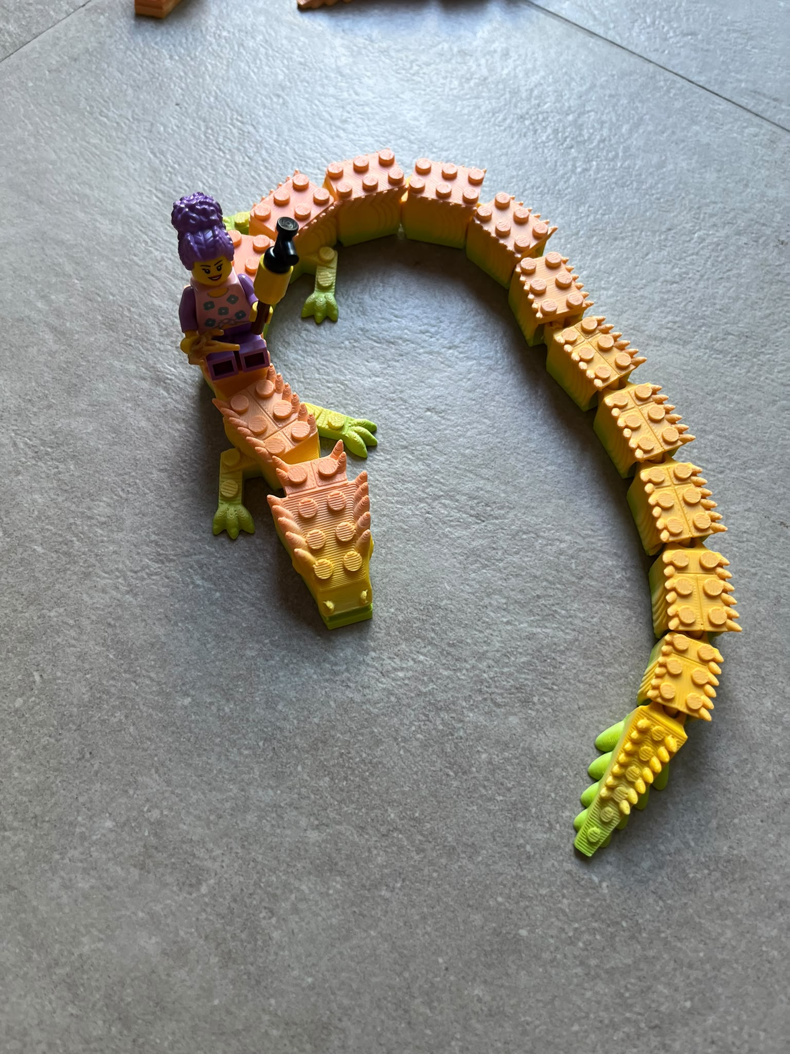 🧱🐉 LEGO Flexie Draak – 40 cm! - Afbeelding 4