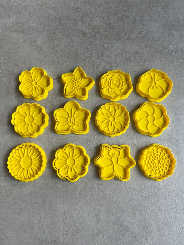 Bloemen Koekjesvormen – Set van 12 Verschillende Bloemen 🌸