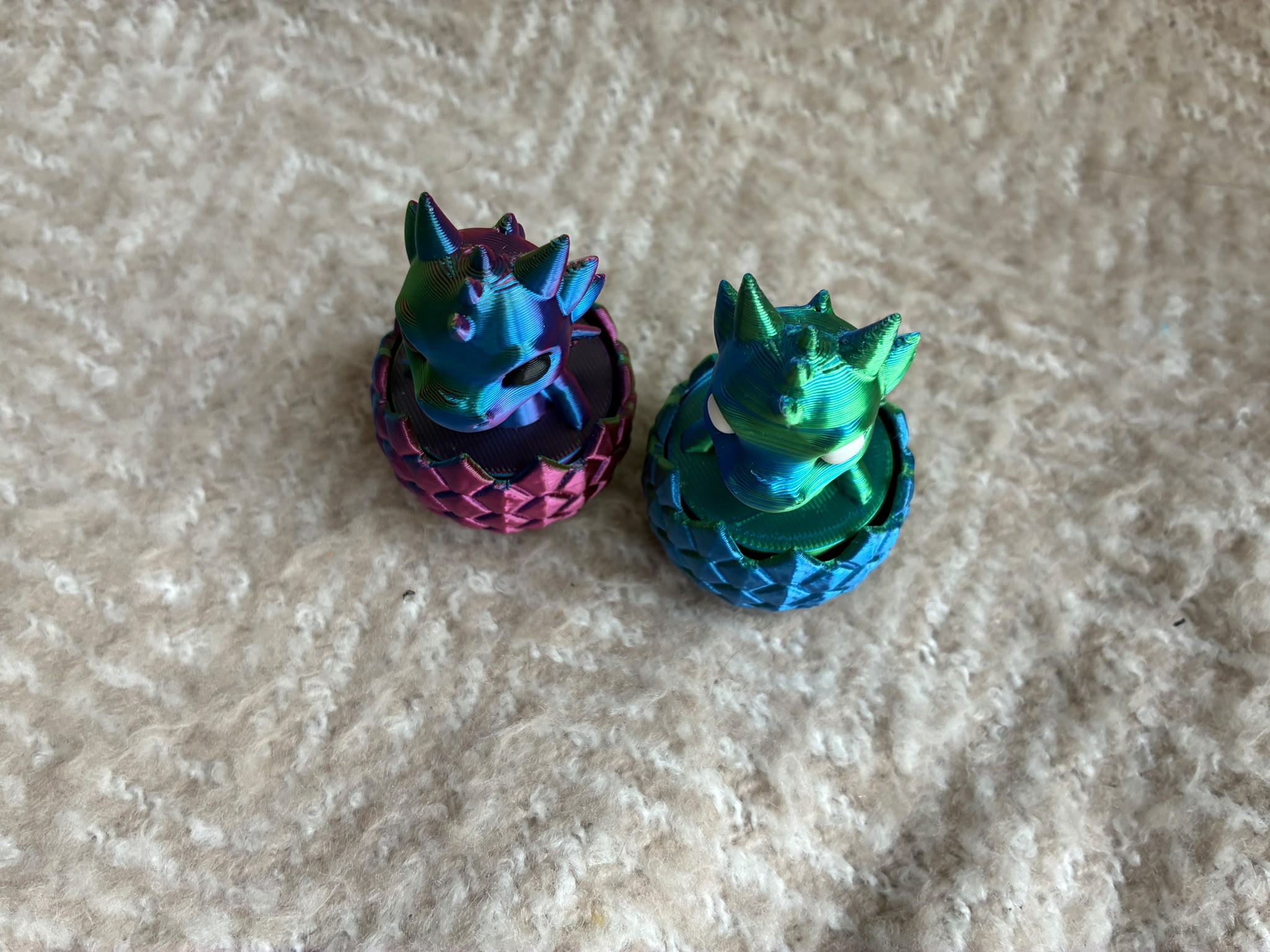 Baby Draak Clickers – 3D Geprinte Fidget Draakjes | Set van 3, 5 of 10 🐉 - Afbeelding 2