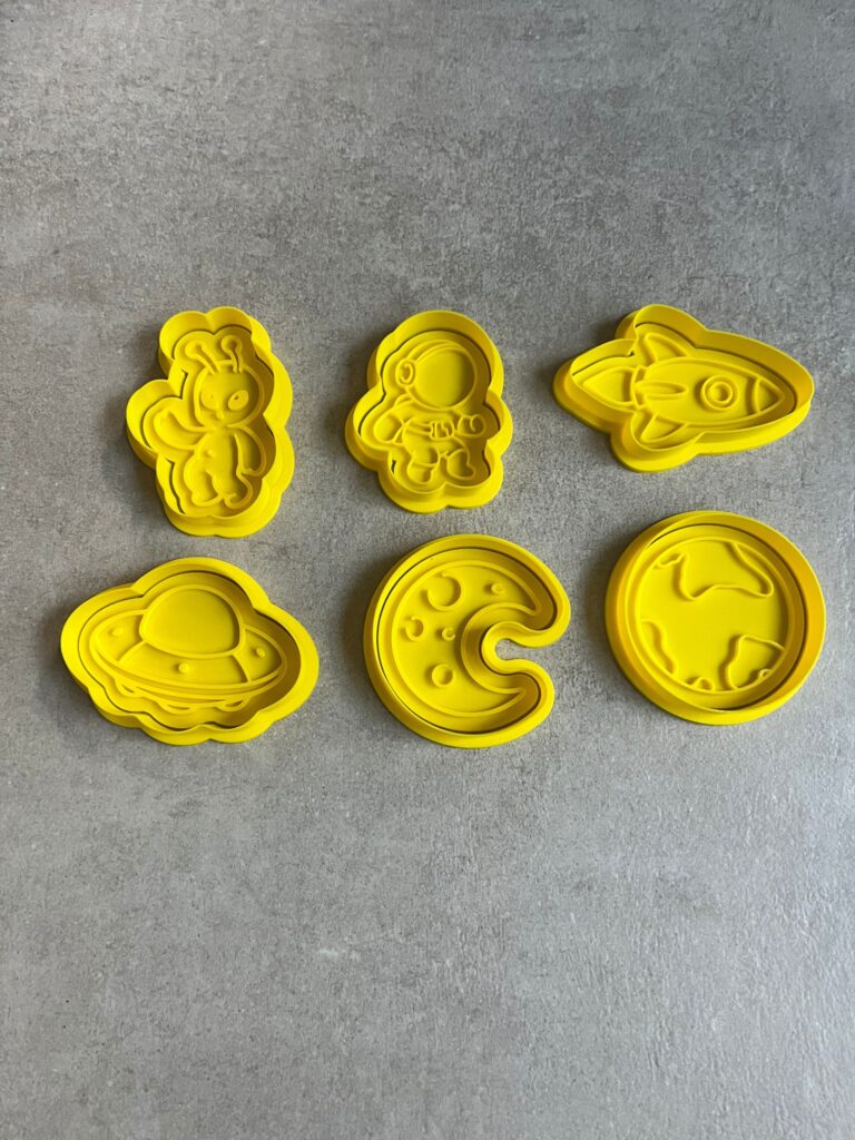 Ruimte Koekjesvormen – Set van 6 🚀🌙