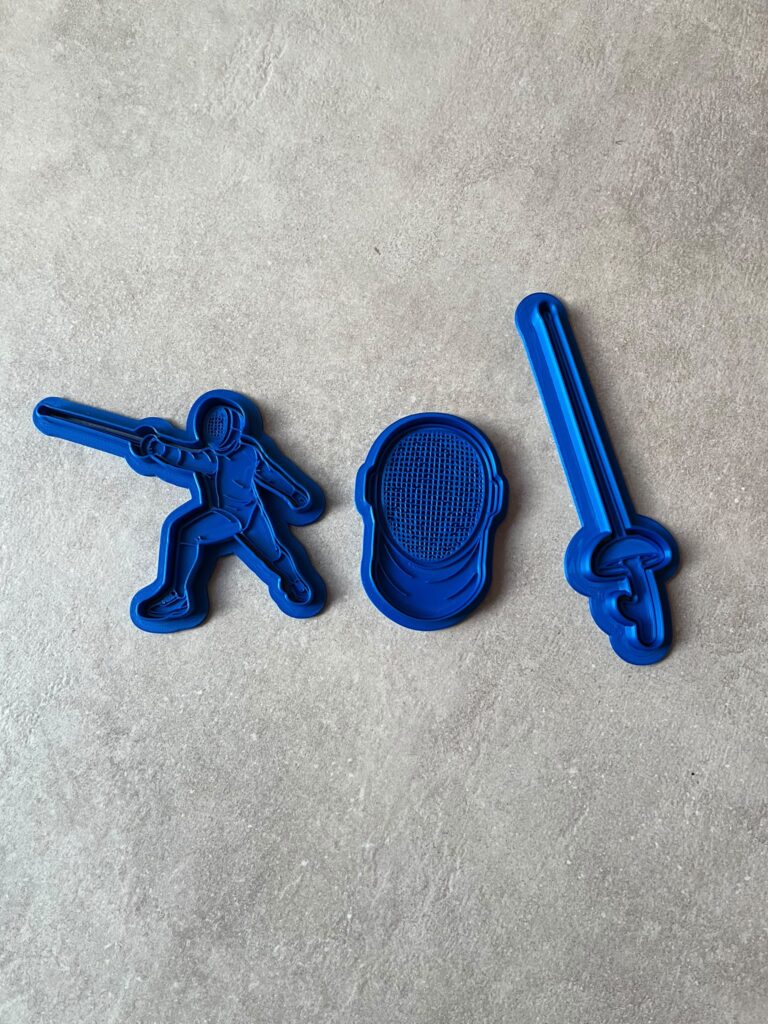 Schermen Koekjesvormen – Set van 3 | Schermmasker, Schermer & Wapen 🤺